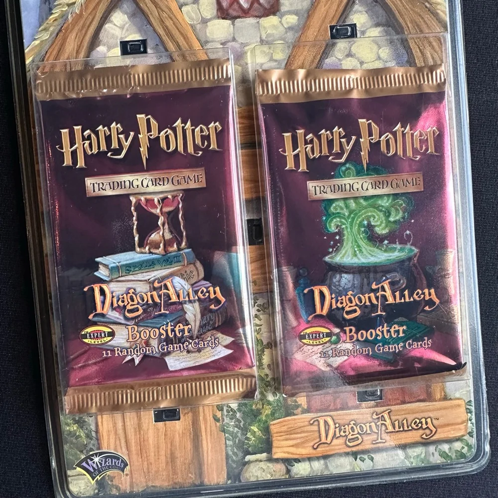 Harry Potter Trading Cards Diagon Alley Booster Pack 2001